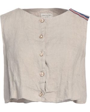 ALESSIA SANTI Top Linen - Natural