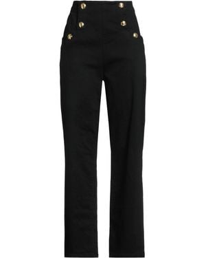 Gaelle Paris Jeans Cotton, Elastane - Black