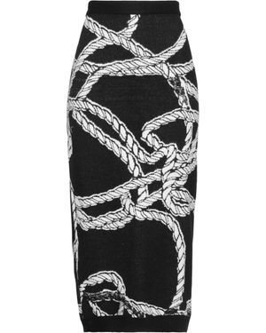 Iceberg Midi Skirt - Black