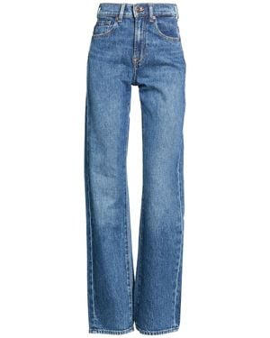 7 For All Mankind Jeans Cotton, Elastane - Blue