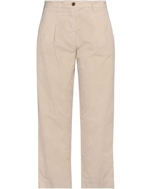 White Sand Pants Cotton, Elastane - Natural