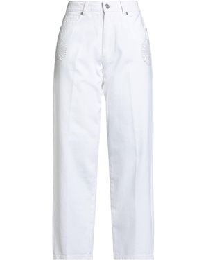 Silvian Heach Denim Jeans Cotton - White