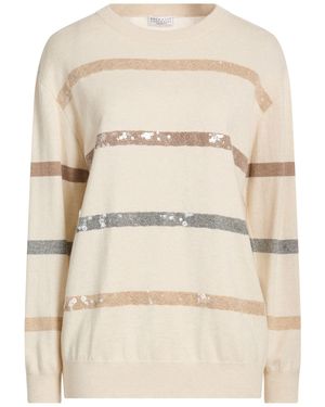 Brunello Cucinelli Sweater Cashmere - Natural