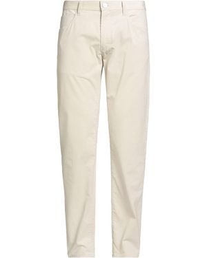 Giorgio Armani Ivory Trousers Cotton, Cashmere, Elastane - Natural