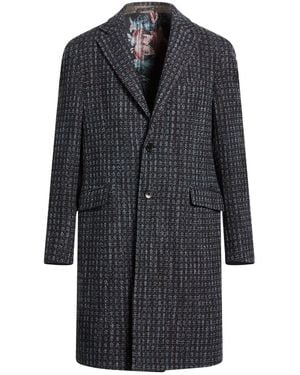 Etro Coat Merino Wool - Gray