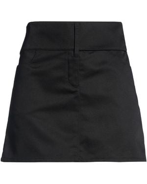 Courreges Mini Skirt Polyester, Cotton - Black