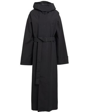 Y-3 Overcoat & Trench Coat Recycled Polyamide, Polyethylene - Black