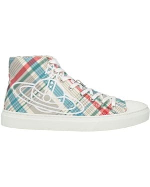 Vivienne Westwood Cream Trainers Textile Fibres - Blue
