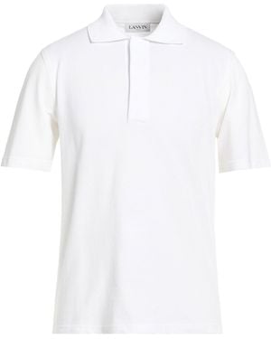 Lanvin Polo Shirt Cotton - White