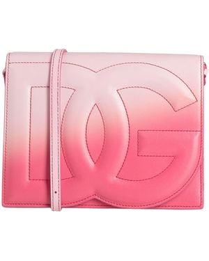 Dolce & Gabbana Cross-Body Bag Leather - Pink