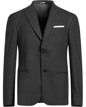 Daniele Alessandrini Blazer Polyester, Viscose, Elastane - Black