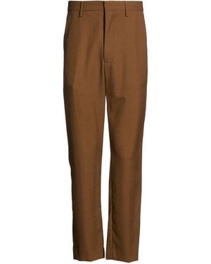 MM6 by Maison Margiela Trousers Virgin Wool - Brown