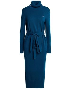 Sun 68 Midi Dress - Blue