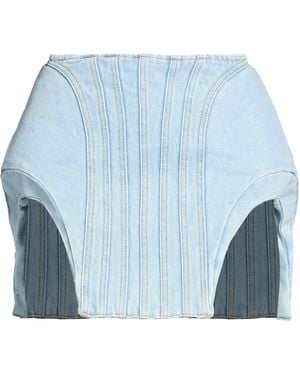 Mugler Denim Skirt - Blue
