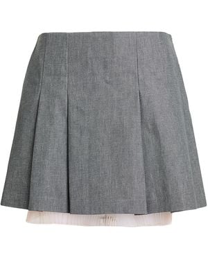 MAX&Co. Denim Skirts - Grey