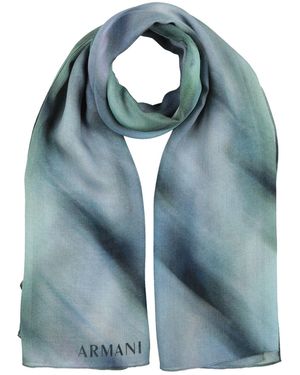 ARMANI EXCHANGE Scarf Viscose - Blue
