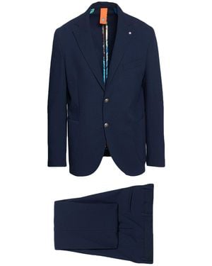 Bharnaba Midnight Suit Polyester, Viscose, Elastane - Blue