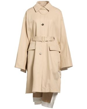 Lanvin Overcoat & Trench Coat Cotton - Natural