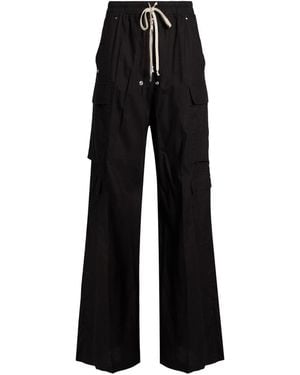 Rick Owens Trousers Cotton, Wool - Black