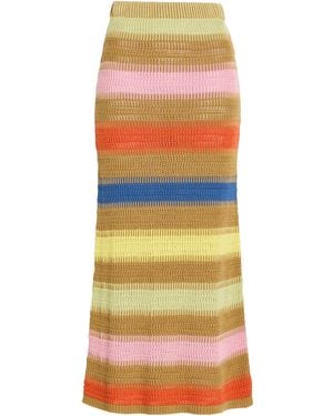 Roberto Collina Maxi Skirt Cotton - Orange