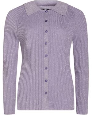 John Richmond Lilac Cardigan Viscose, Nylon - Purple