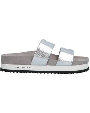 Fornarina Sandals Textile Fibers - White