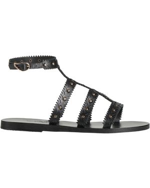 Ancient Greek Sandals Sandals Leather - Brown
