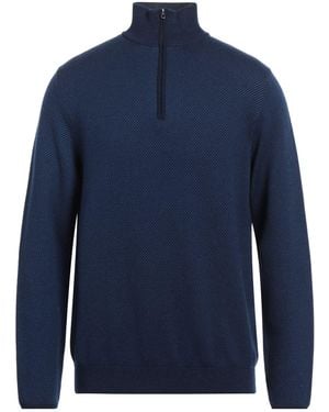 Sease Turtleneck Virgin Wool, Cashmere, Silk - Blue