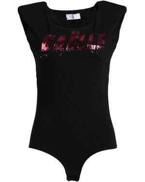 Gaelle Paris Bodysuit Cotton, Elastane - Black