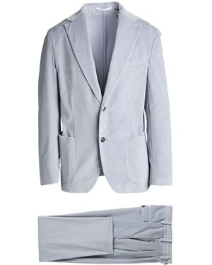 Eleventy Platinum Suit Cotton, Cashmere, Elastane - Blue