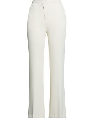 Kaos Ivory Trousers Polyester, Elastane - White