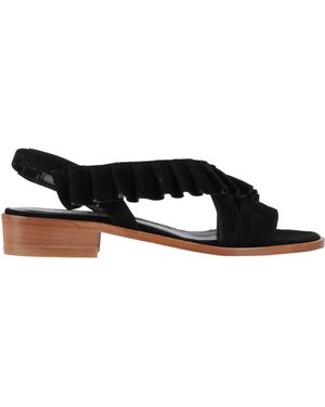 Cervone Sandals Leather - Black