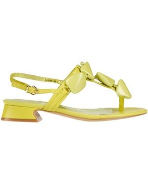 Luciano Barachini Thong Sandal Leather - Yellow
