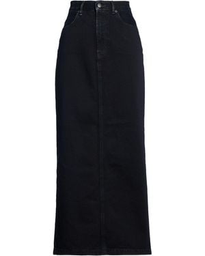 Acne Studios Midnight Denim Skirt Cotton - Black