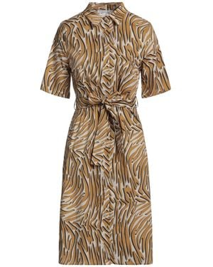 Caractere Midi Dress Cotton, Elastane - Natural