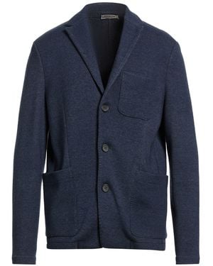 FIORONI CASHMERE Blazer Wool, Cashmere - Blue