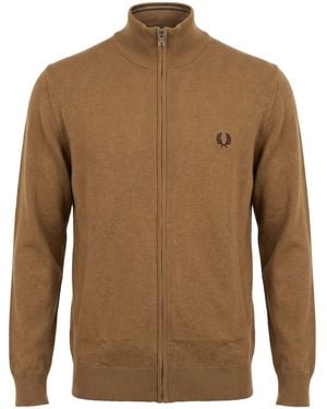 Fred Perry Cardigan - Marrone