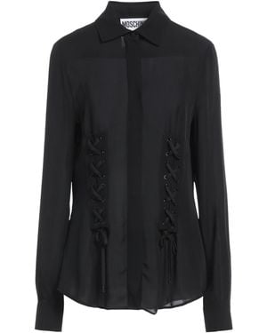 Moschino Couture Shirt Silk - Black