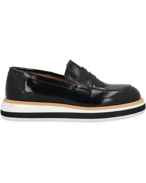 Nila & Nila Loafers Leather - Black