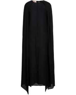 Plan C Midi Dress Viscose - Black