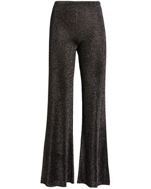 Siyu Trousers Viscose, Metallic Fibre - Black