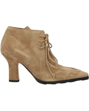 Burberry Ankle Boots Leather - Brown