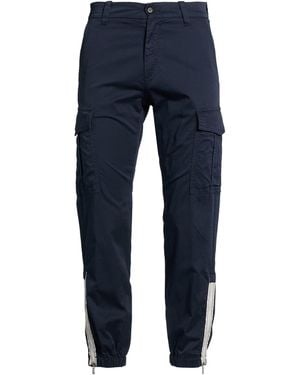 Eleventy Trousers Cotton, Elastane - Blue