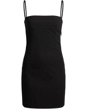HUGO Mini Dress Recycled Polyester, Polyester, Viscose, Elastane - Black