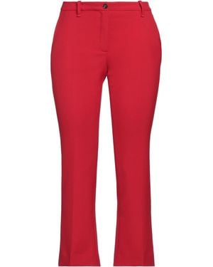 JADICTED Pants Polyester, Viscose, Elastane - Red