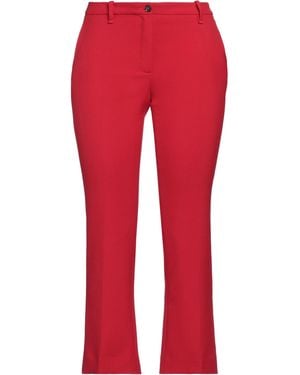 JADICTED Pants Polyester, Viscose, Elastane - Red