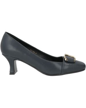 Luciano Barachini Court Shoes Leather - Blue