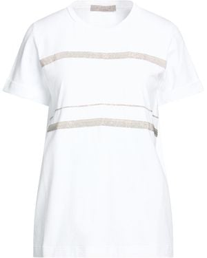 D.exterior T-Shirt Cotton, Elastane - White