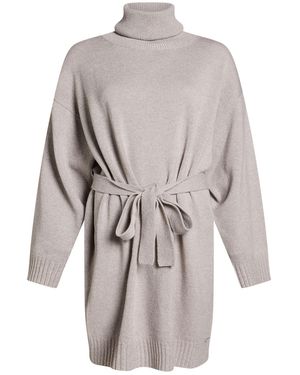 Kiton Mini Dress Cashmere - Gray