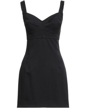 Dolce & Gabbana Mini Dress Virgin Wool, Polyamide, Elastane - Black